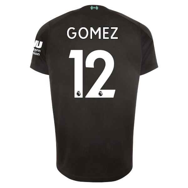 Camiseta Liverpool NO.12 Gomez Replica Tercera Ropa 2019/20 Negro